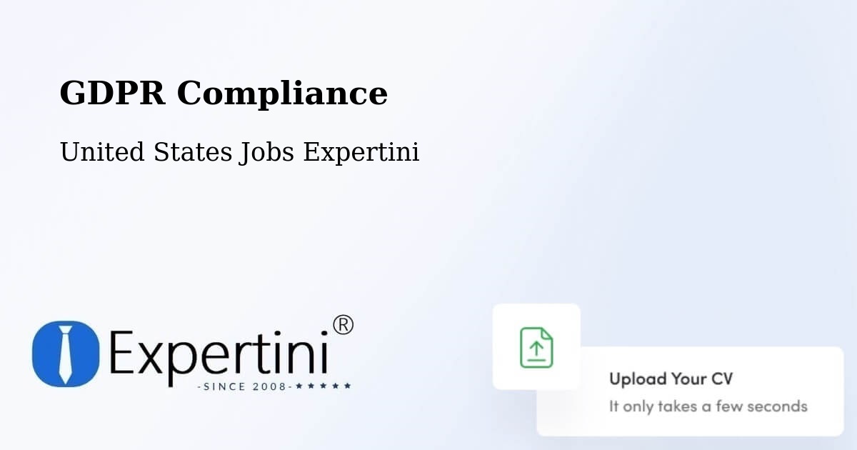 EU GDPR Compliance Statement – Blanchester - United States Jobs Expertini